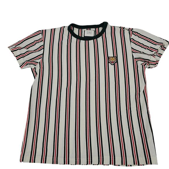 Denim & Flower D & F Rick Singh Striped Tiger crewneck t-shirt Men's S 3003 - Picture 1 of 9